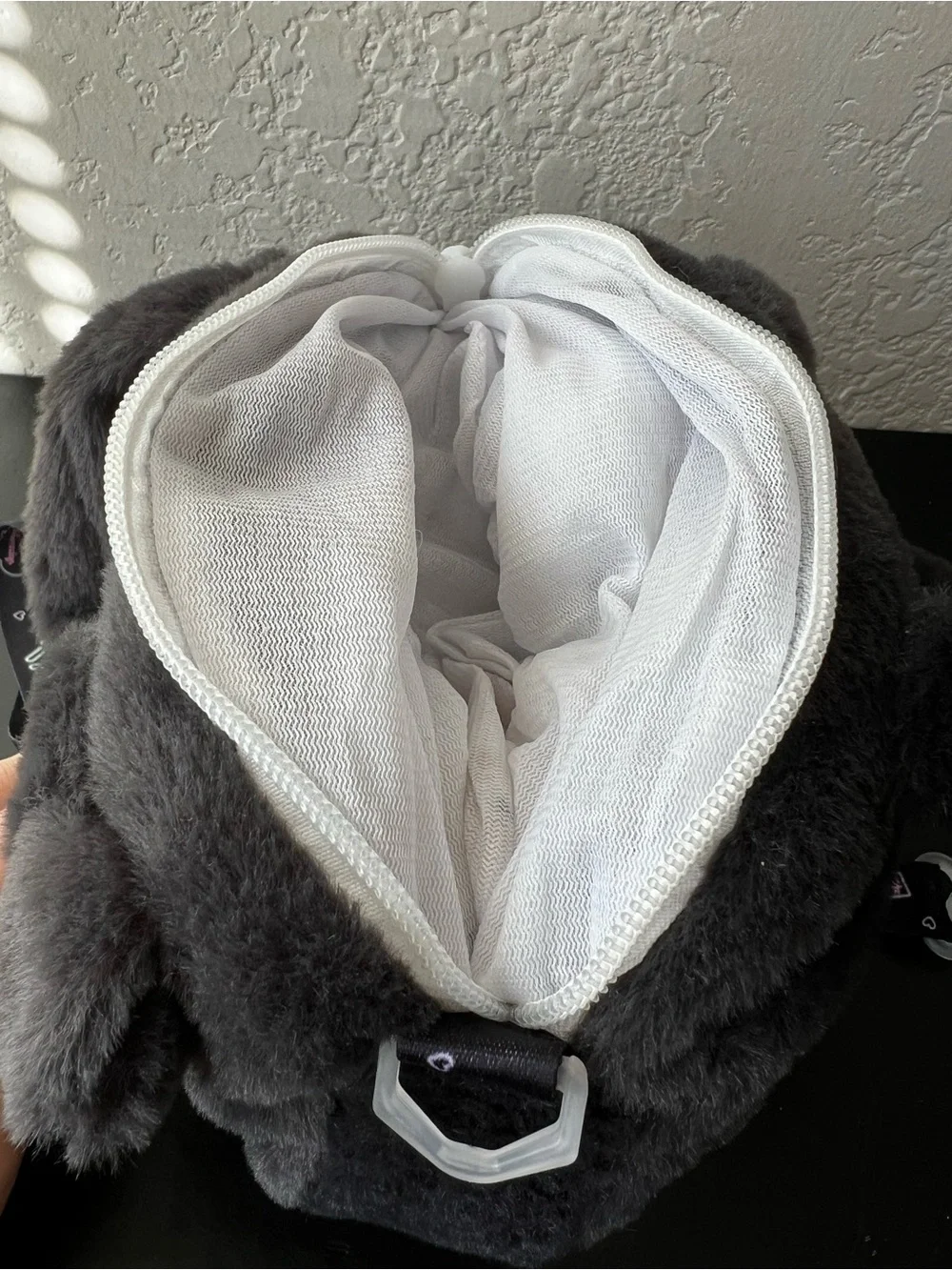 NWOT Kuromi Plush Handbag in Black